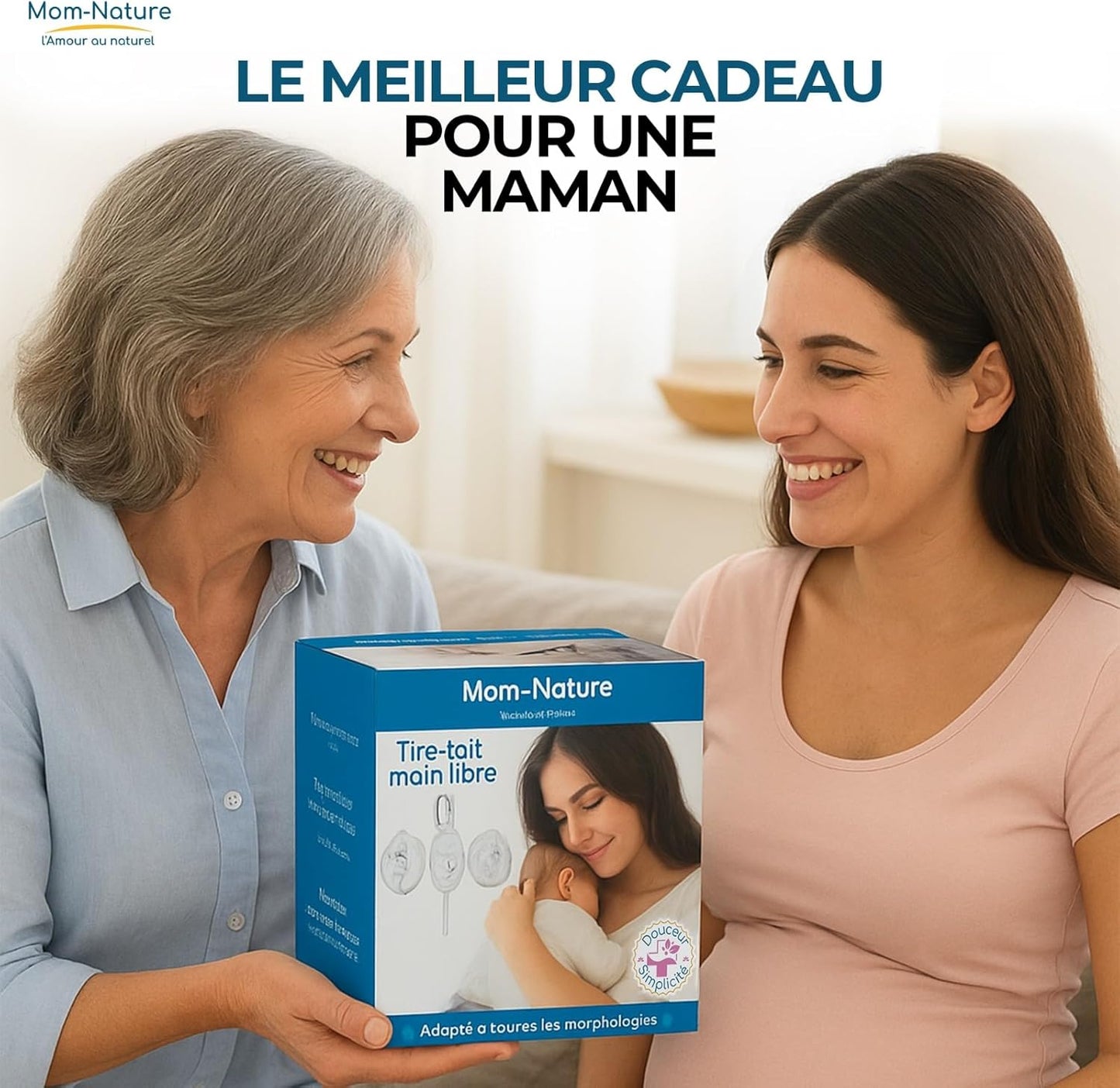 Tire Lait Electrique Mains Libres, Rechargeable, Doux et Adaptable Allaitement Tire Pour les Mamans, Portable et Tire Lait Silencieux