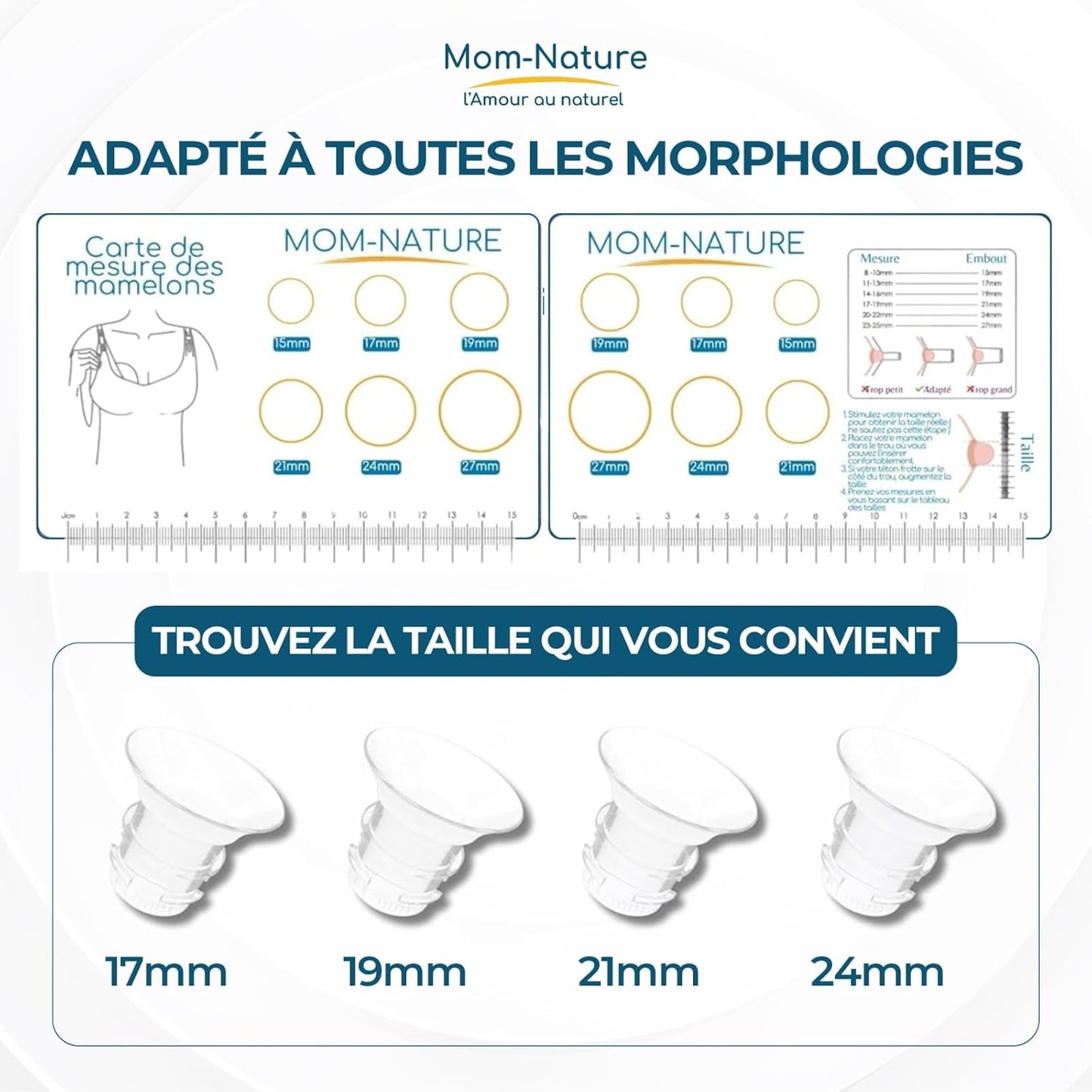 Tire Lait Electrique Mains Libres, Rechargeable, Doux et Adaptable Allaitement Tire Pour les Mamans, Portable et Tire Lait Silencieux